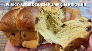 The SOFTEST Pumpkin Sourdough Brioche Bread Recipe