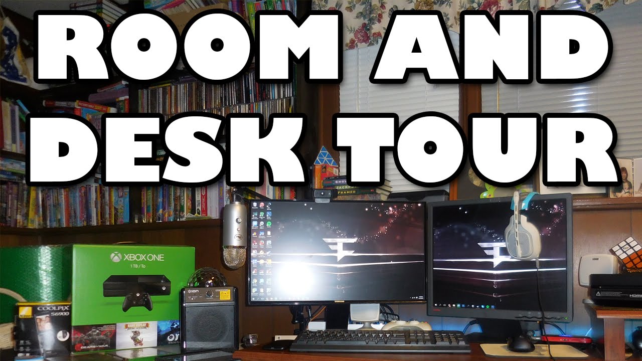 DESK SETUP AND ROOM TOUR