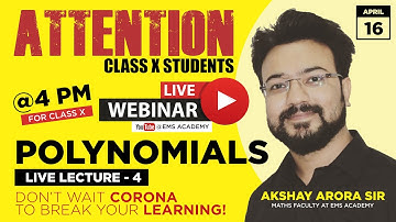 #4 Polynomials Class X | Sum and Product of Zeroes | Illustrations based on Quadratic Polynomials