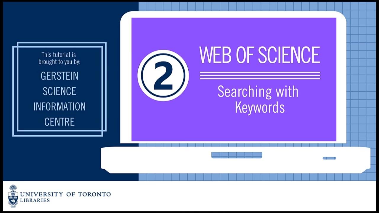 Web of Science 2: Searching with Keywords - YouTube