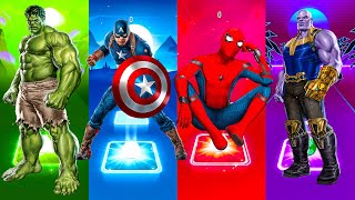 Telis Hop EDM & Phonk Rush - Hulk vs Captain America vs Spider-Man vs Thanos