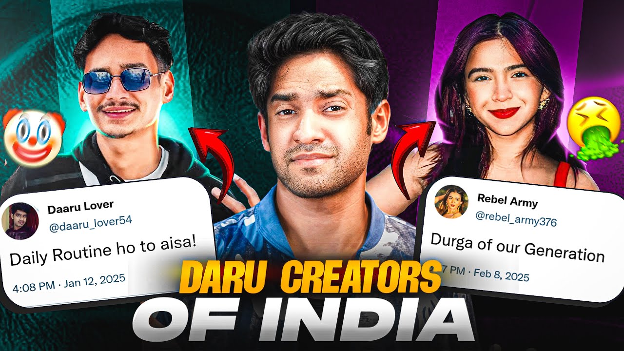 INDIAN CREATORS PROMOTING ALCOHOL!