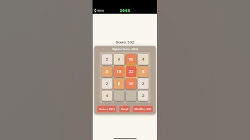| IOS GAMING | 2048 | Day 6 | #shorts #animation #gamedevelopment #2048