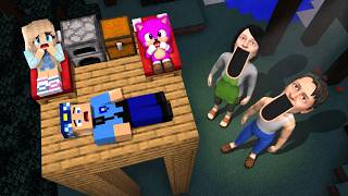 Kötü Ebeveynlerle Ormanda 99 Gece -Minecraft