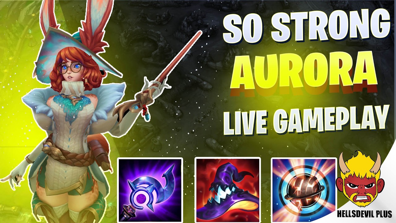 AURORA IS SO CRAZY STRONG!!! - Wild Rift HellsDevil Plus Gameplay