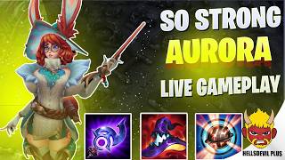 AURORA IS SO CRAZY STRONG!!! - Wild Rift HellsDevil Plus Gameplay