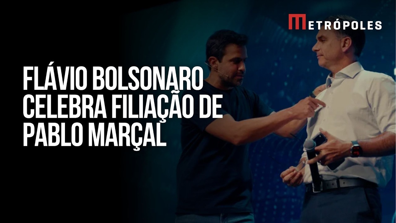 Flávio manda mensagem para Marçal e faz piada com cadeirada