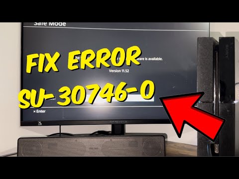 How To Fix PS4 Error SU-30746-0 - PS4 System Software Update 11.52