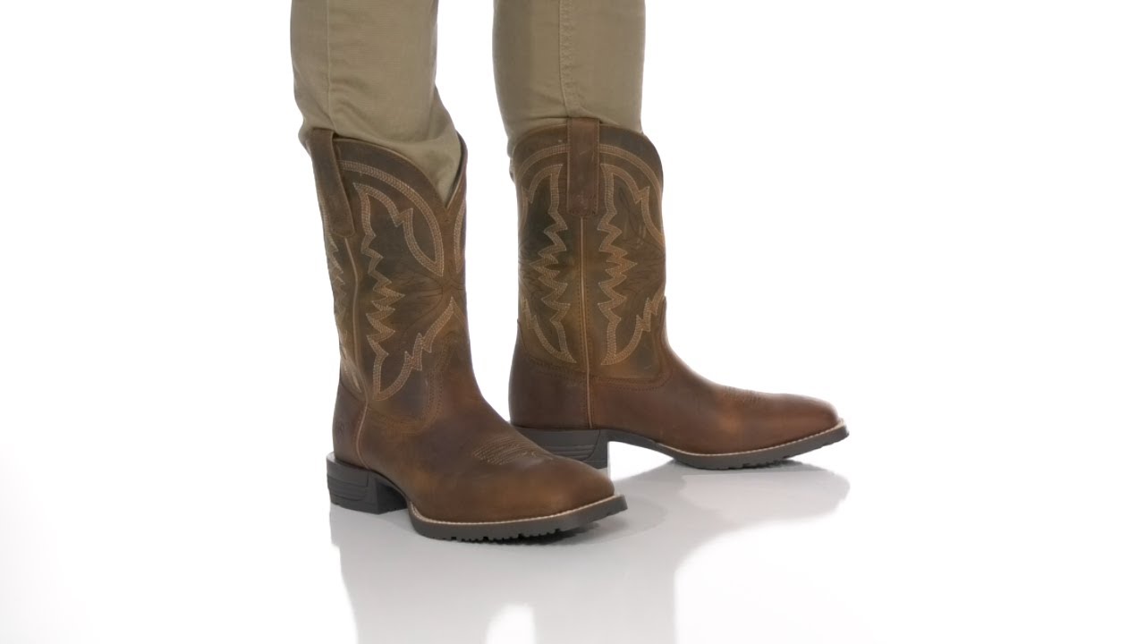 Hybrid Ranchwork Western Boot