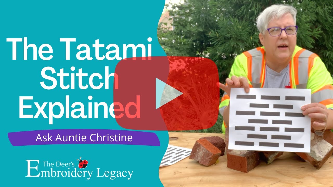 Understanding the Tatami Stitch Machine Embroidery & Digitizing Made