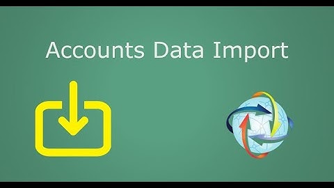 Accounts data import