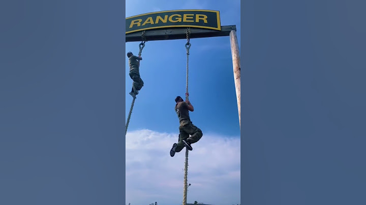 How to climb a rope in the Military