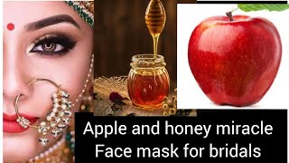 Apple & Honey face mask for bridal glow|Indian bridal skin care- shraddha's hacks