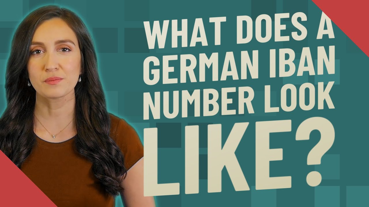 What Does A German IBAN Number Look Like YouTube What Does A German IBAN Number Look Like YouTube