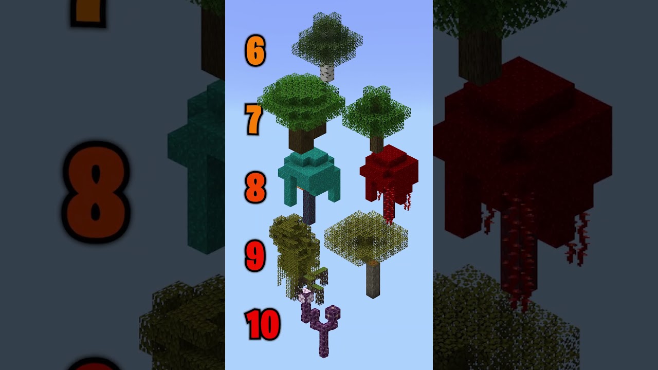 What is the best looking tree in Minecraft?