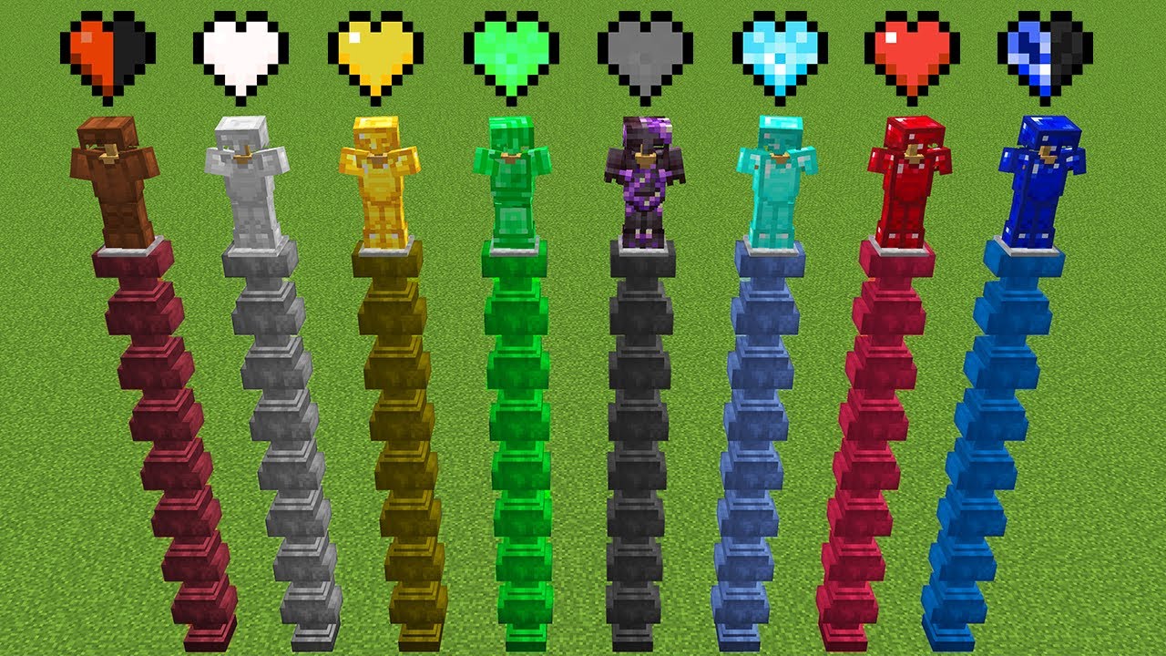 Falling Minecraft Anvil Falling Anvil vs Armor Protection in Minecraft Experiment - YouTube
