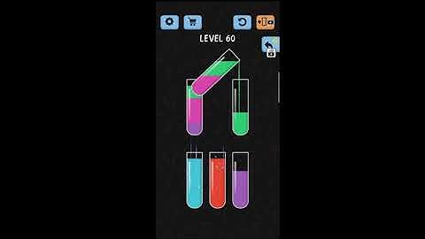 Water color sort ||water color sort level -60 walkthrough solution (IOS/Android) || simple solutions