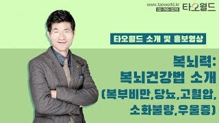 복뇌력 - 복뇌건강법 소개(복부비만,당뇨,고혈압,소화불량,우울증)