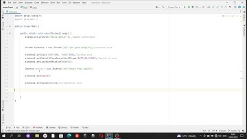 Урок по Java урок 1 создание окна и кнопки