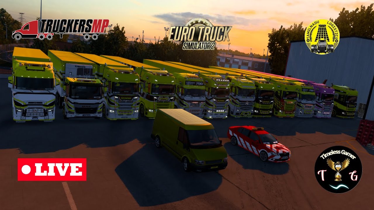 🟢 Euro Truck Simulator 2 Live 🚛 | ETS2 Multiplayer Convoy Tamil Gameplay (2025) | தமிழ்
