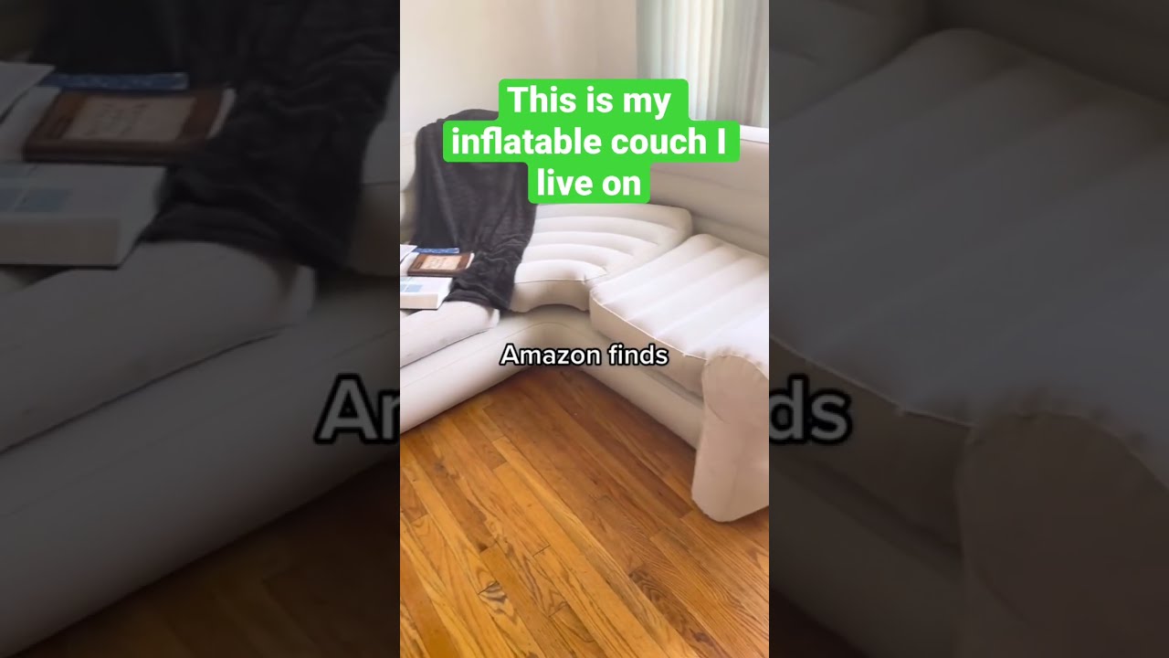 Amazon Finds Inflatable Couch Amazonfinds Unboxing