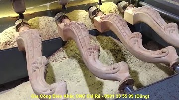 Gia Công Chạm CNC chân bàn theo yêu cầu tại Sài Gòn
