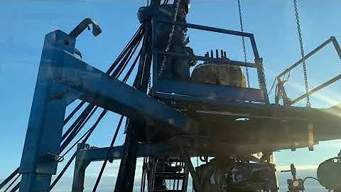 Snubbing in northern Canada.