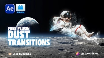 Dust Transition After Effects new Plugin | Easy Partical Wiper | 2025