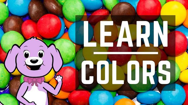 Learn Colors With M&M's Candy for Children, Toddlers and Babies - Cute Puppy