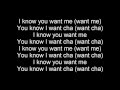 Lyrics Pitbull - I Know You Want Me