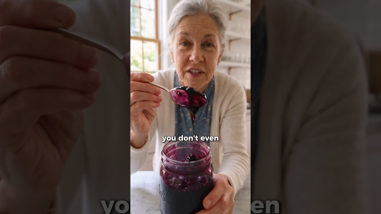 Healthy Blueberry Chia Jam 🫐 #shorts