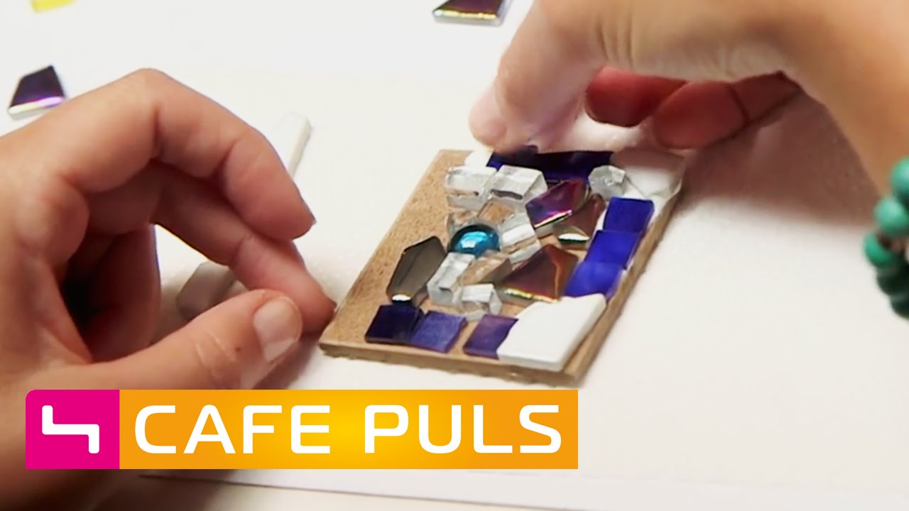 Glasmosaik selber basteln | Café Puls - YouTube