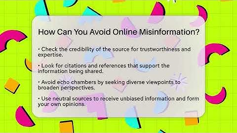 How Can You Avoid Online Misinformation? - Everyday-Networking