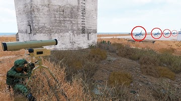 Javelin Anti-Tank Missile Destroyed Russian Airport - Military Simulation   ArmA 3