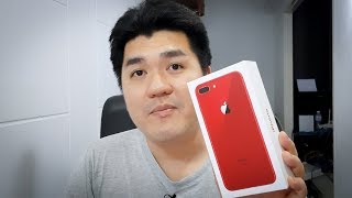 กลับมาถือไอโฟนอีกครั้งกับ iPhone 8Plus Product Red