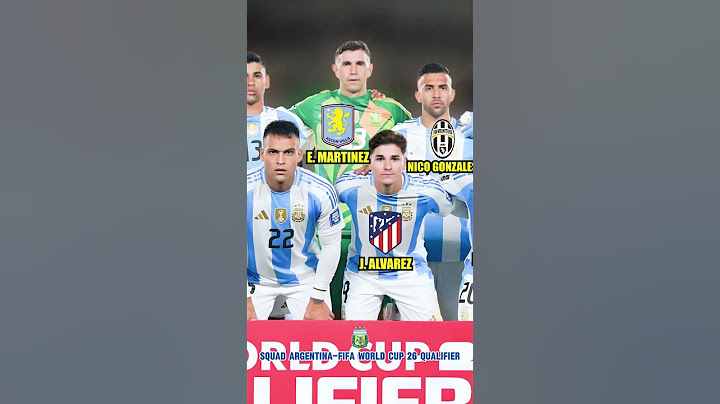 SQUAD ARGENTINA VS CHILE 2024 | FIFA World Cup 2026 Qualifier #bintangbola