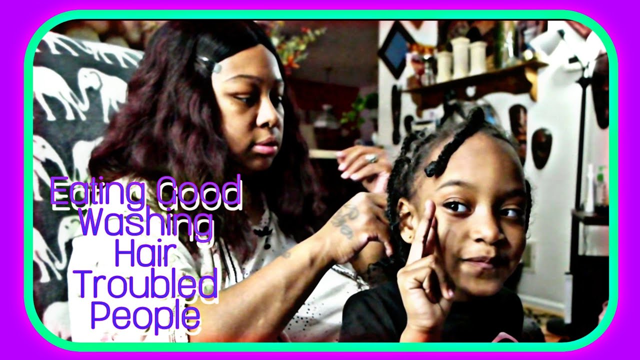 Cooking for the Grands & Washing Hair
