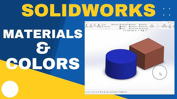 Exploring Material Properties and Color Options in SolidWorks