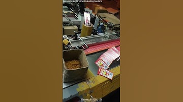 Lottery Ticket Labelling Machine