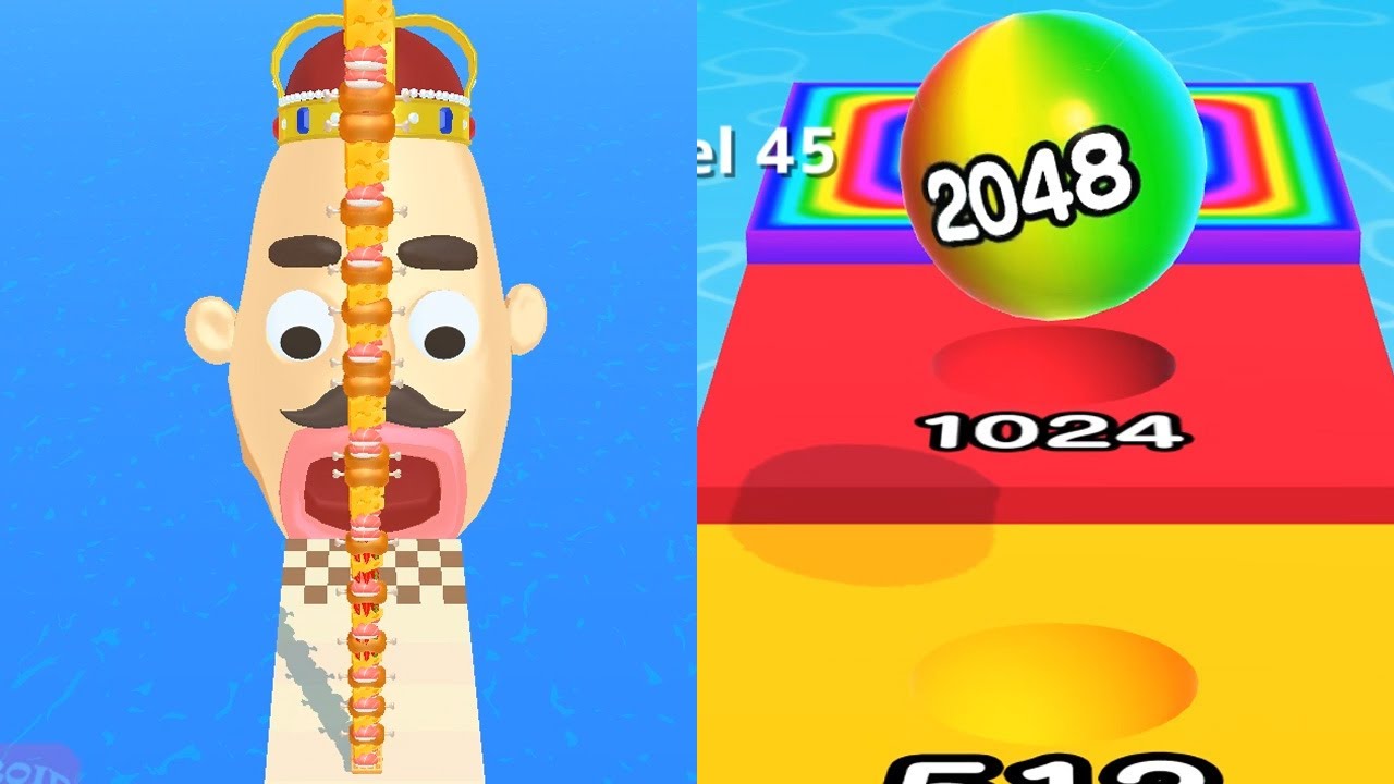 Sandwich Runner VS Ball Run 2048 Gameplay Ep 2 - Which is Better???