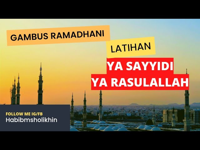 Latihan - YA SAYYIDI -Gambus Ramadhani class=