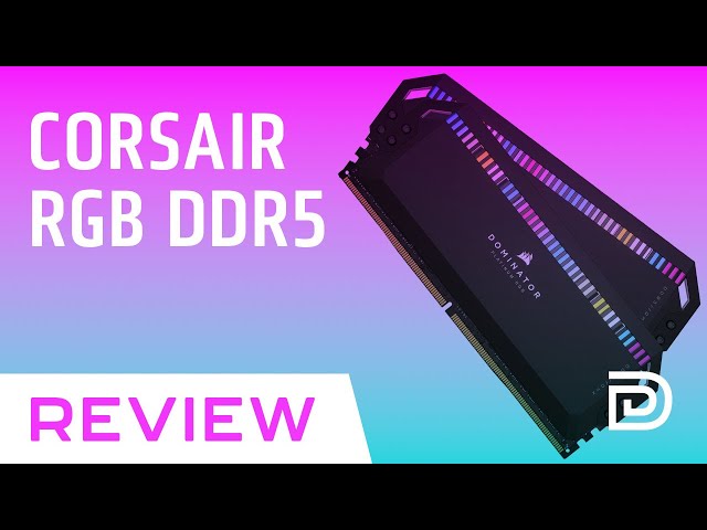 CORSAIR VENGEANCE RGB DDR5 RAM 32GB (2x16GB