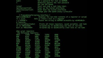 AVR Shell Command Interpreter