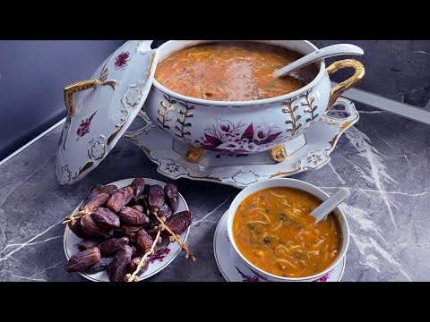 How to Make Moroccan Harira /أسرار تحضير الحريرة المغربية بدون لحم ولا دجاج أساس الطبلة الرمضانية