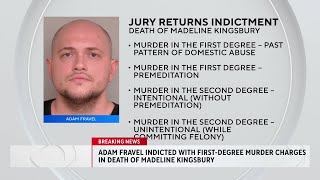Adam Fravel indicted by grand jury in death of Madeline Kingsbury