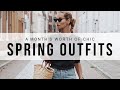 A Month&#39;s Worth Of Chic Spring Outfits