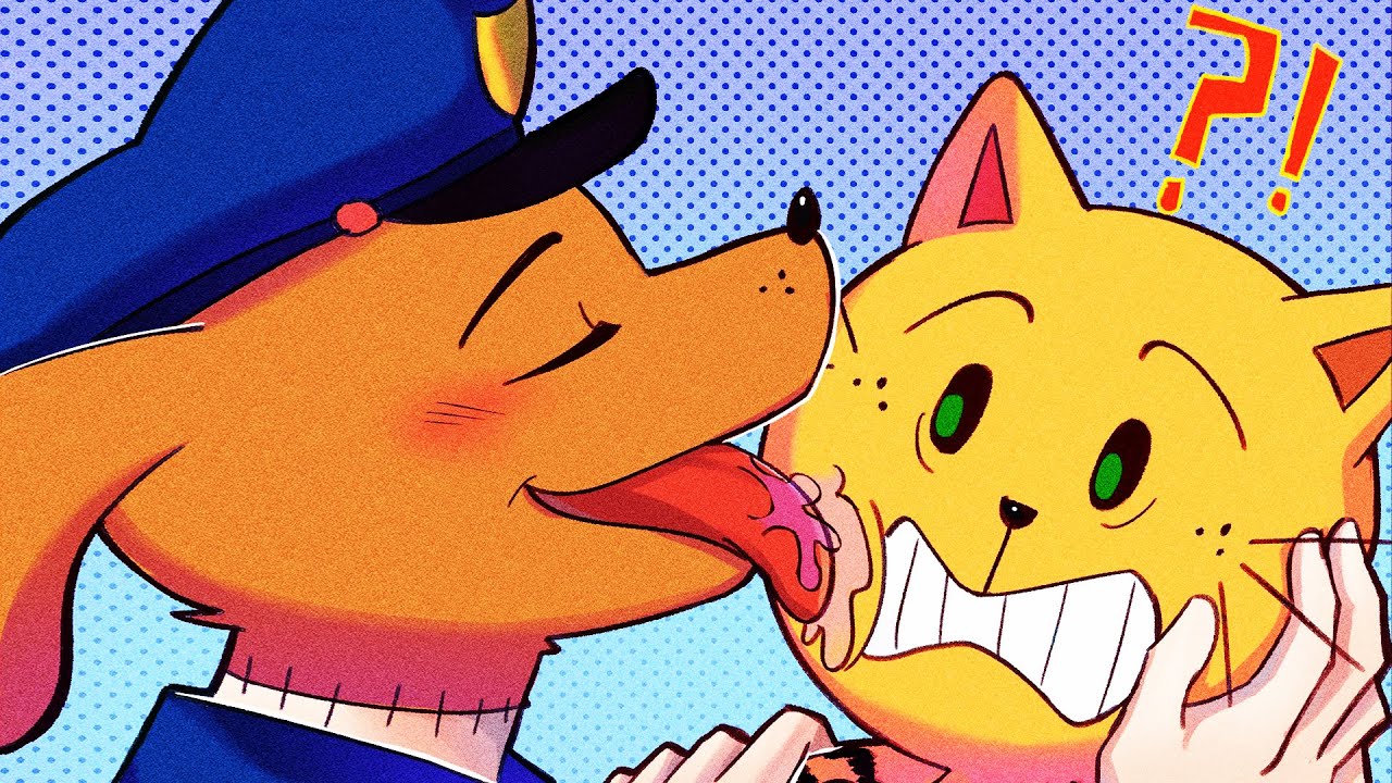 Wet Kiss 😏┃Dogman x Petey (Detey)┃Dogman Comic Dub - YouTube