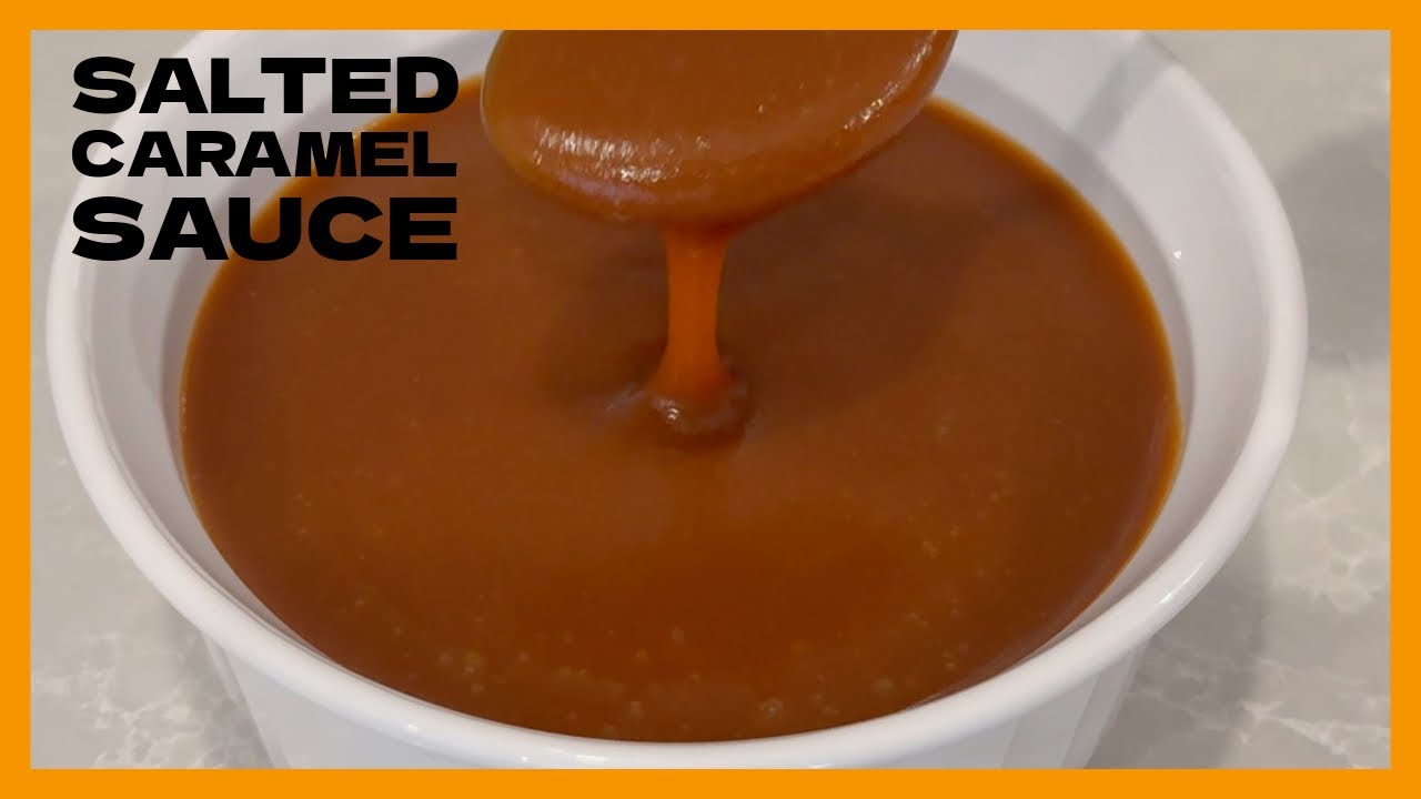 Homemade Salted Caramel Sauce without Cream |Easy Recipe