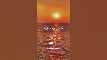 والشمس تجري لمستقر لها - سورة يس - عبد العزيز الزهراني