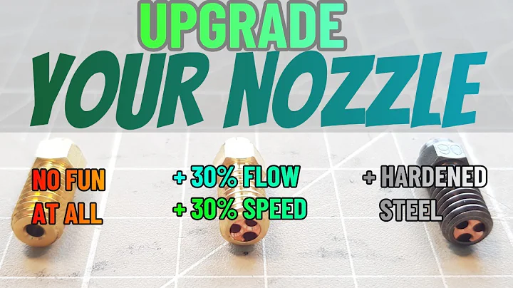 better nozzle for your 3D printer + how to install it (shown on a Elegoo Neptune 4)